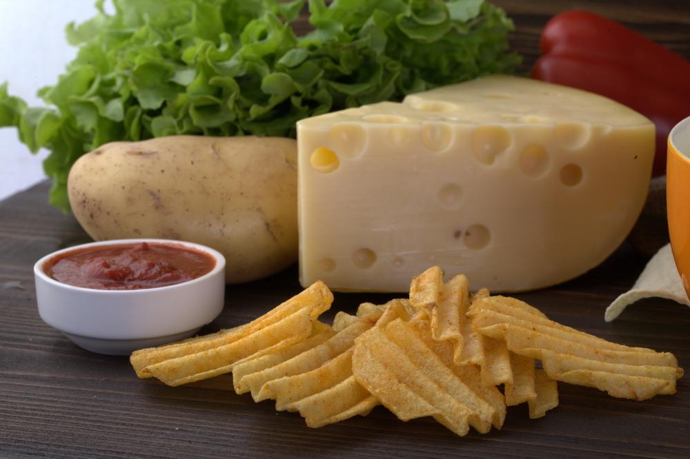 batatove chipsy s parmezanom