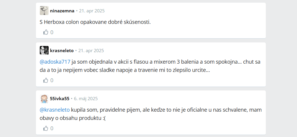 herboxa recenzie