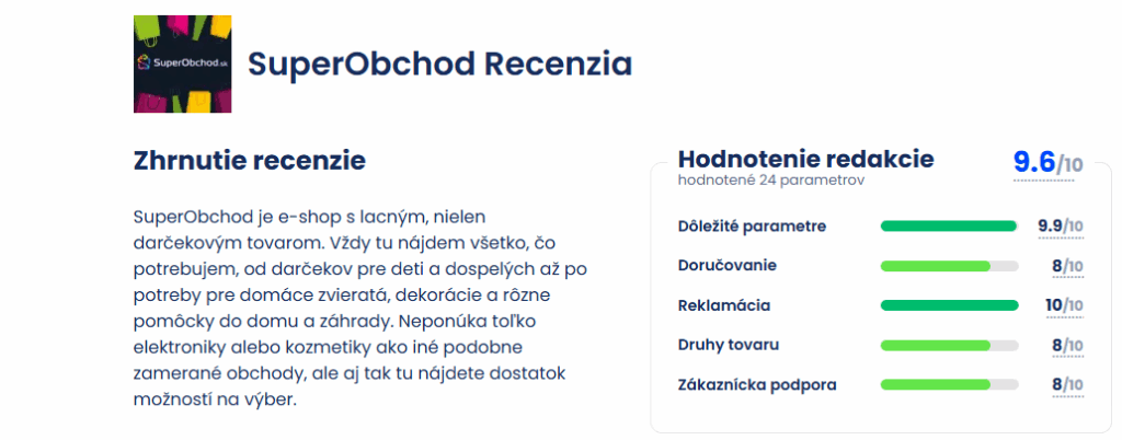 superobchod recenzie